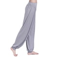 thumbnail image 5 of SAYFUT Women's Super Soft Yoga Pilates Pants Harem Hippie Palazzo Wide Leg Long Loose Baggy Casual Trousers, 5 of 9