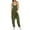 Army Green, variant on Womens Sleeveless Jumpsuit Loose Spaghetti Strap Baggy Overalls Jumpers Casual Long Pants Rompers with Pockets 2025