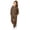 Brown, variant on UACY Boys Girls Half Zip Hooded Sweatsuit 2 Piece Set - Fleece Hoodie & Jogger Sweatpants, Kids Casual Athletic Tracksuit Outfit