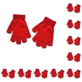 thumbnail image 3 of Sonducket 1 par de guantes para niños, guantes delicados para exteriores, accesorios de ropa prácticos para niños y niñas con Color sólido Rojo 10Conjunto, 3 of 6