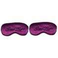 thumbnail image 4 of 2 Pack Large Sleep Mask Blindfold in Purple 21.00X9.50X1.00CM for Comfortable Rest, 4 of 8