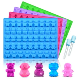 Buy Thick and Large Silicon Gummy Molds for Edibles-BPA Free Teddy Bear  Silicon Molds for Candy-Set of 3 Gummy Bear Molds Silicon with 3  Droppers-Ideal as Jello Molds,Candy Molds,Chocolate Molds Silicon Online