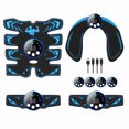 thumbnail image 1 of AB Estimulador ABS Massor Muscle Massager Tóner Abdomen/brazo/equipo Entrenamiento Piernas () Azul, 1 of 9
