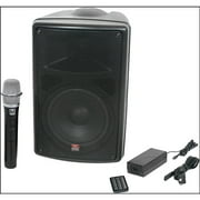 Galaxy Audio TQ8-20H0N Traveler Quest 8 All-In-One Portable PA System With One Receiver And One Handheld Microphone