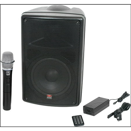 Galaxy Audio TQ8-20H0N Traveler Quest 8 All-In-One Portable PA System With One Receiver And One Handheld Microphone