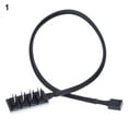 thumbnail image 2 of Naierhg PWM Fan Splitter 1 to 4/5 4Pin Nylon Mesh CPU Fan Adapter Power Extension Cable for Desktop, 2 of 8