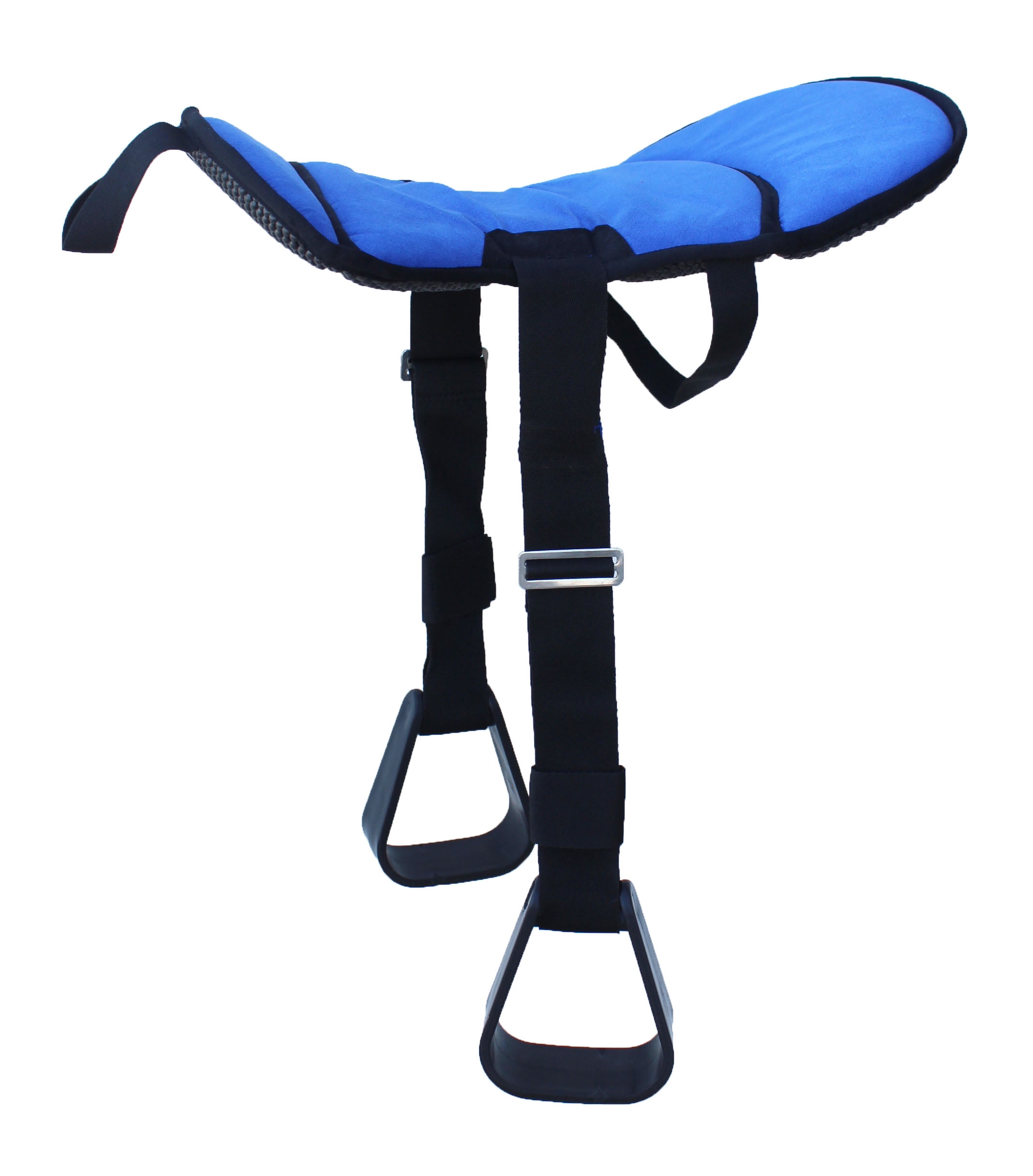 Horse Western Saddle Youth Neoprene Padded Seat Buddy Stirrups Blue