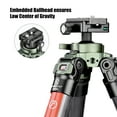 thumbnail image 3 of SUNWYAFOTO T3240CSL-P Hunting Tripod for Shooting Rifle Stand Carbon Fiber, 3 of 9