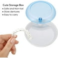 thumbnail image 4 of Orthodontic Retainer Case to Store Or Cleaning Dentures, Portable Rotating Tooth Storage Box Dental Correction Holder Box Cute Storage Box(Blue), 4 of 5