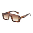 thumbnail image 1 of Gafas de sol cuadradas de gran tamaño para hombres y mujeres Retro gradiente Lente de carey, 1 of 7