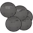 thumbnail image 1 of Planter Mesh Mat Bottom Grid Mat For Preventing Soil Loss Breathable (round Black 2.95 * 2.95 * 0.05 Inch) Planter Planting Hanging Basket Mat (black), 1 of 5