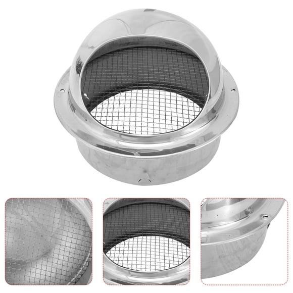 unbranded 1Ud Tapadera Para Salida De Aire De Acero Inoxidable Para Protección Exterior Duradera
