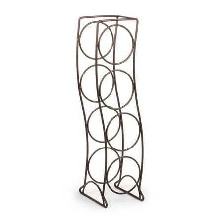 Spectrum Diversified 4 Bottle Curve Wine Rack in Bronze