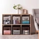 thumbnail image 3 of Fabric Cube Storage Box Transparent Storage Box Creamy white, 3 of 5