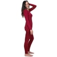 thumbnail image 2 of Women's Ultra Soft Thermal Underwear Long Johns Set with Fleece Lined (Red Small), 2 of 4