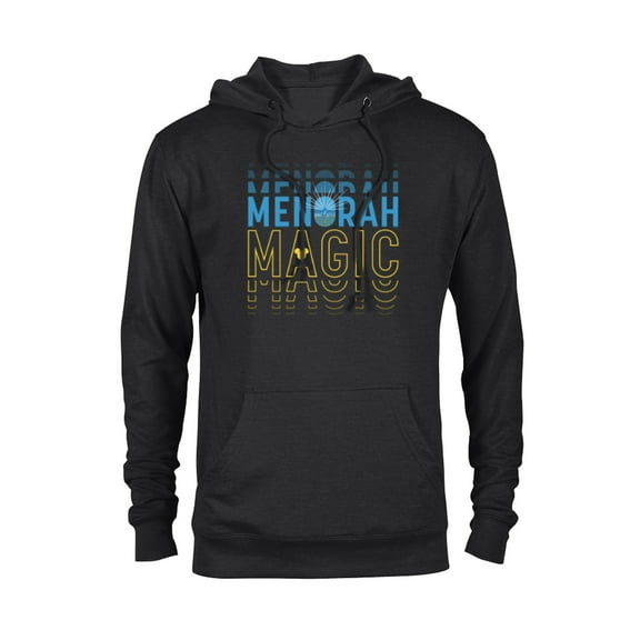 Disney Happy Hanukkah Menorah Magic - Pullover Hoodie for Adults - Customized-Black