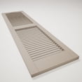 thumbnail image 5 of 12"W x 55"H EverColor Open Louver Shutters, w/Installation Shutter-Lok's & Matching Screws (Per Pair), Clay, 5 of 8
