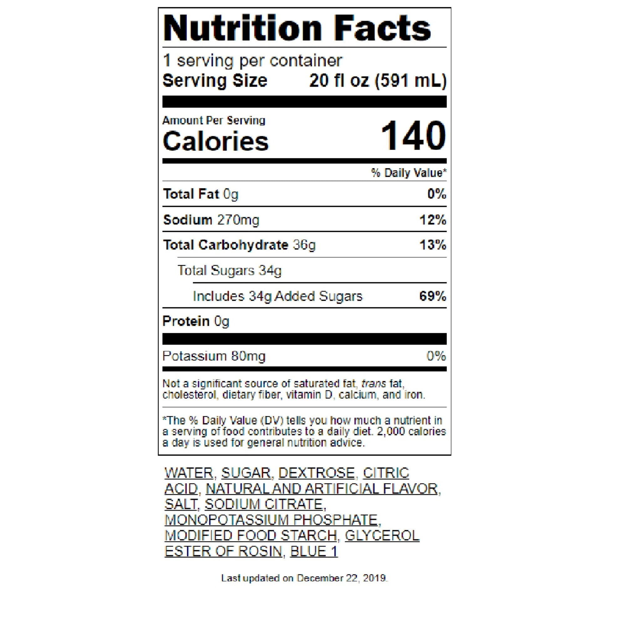Gatorade Thirst Quencher Bottled Drink - 20 Fl Oz (591 Ml) - Bottle - 24 / Carton