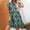 Purple Vacation Dresses for Women, variant on Dyegold Sundresses for Women Casual Beach - Midi Sun Dresses Women Summer Casual O Neck Short Sleeve Loose Floral Print Beach A-Line Summer Vacation Sundress
