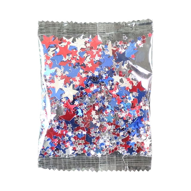 TIELUTT Chaise d'Événement Drapeau de la Fête Nationale de l'Indépendance Rouge, Bleu et Blanc avec Résidus de Papier, Rayures et Souvenirs pour Enfants, Longue Robe de Fête pour Femmes, Drapeaux de Fête, Fête d'Anniversaire pour Adultes