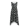 thumbnail image 4 of Ladies Summer Tops Impreso sin Mangas Cuello Redondo Vestido Casual para Uso Diario Y Casual, 4 of 7