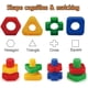 thumbnail image 4 of Juguete Montessori de bloques de construcción para bebé, juguete educativo con forma de tuerca para niños pequeños de 0 a 12 meses, 4 of 4
