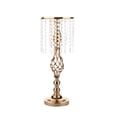 thumbnail image 2 of Candelabros de cristal Colco Candelero de cristal dorado, 2 of 8