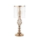 thumbnail image 2 of Candelabro de boda Zulema Candelero de cristal dorado, 2 of 8