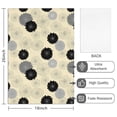 thumbnail image 2 of 2 Pcs Geometric Flower and Dahlia Beige Funny Kitchen Towels, Microfiber Dish Towels, Kitchen Tea Towels Set 18" X 26", 2 of 6