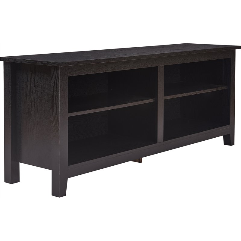 ClickDecor Manufactured Wood 58" TV Stand Black