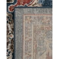 thumbnail image 7 of Unique Loom Utopia Collection Area Rug - Helios (4' Square Dark Blue/Beige), 7 of 7