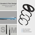 thumbnail image 5 of Compatible with Magsafe Phone Ring Kickstand,Magnetic Aluminum Metal Removable Ring Holder Wireless Charger Lightweight Magnetic Phone Grip Stand for iPhone 14/13/12 Mini,Plus,Pro,Pro Max Black, 5 of 12
