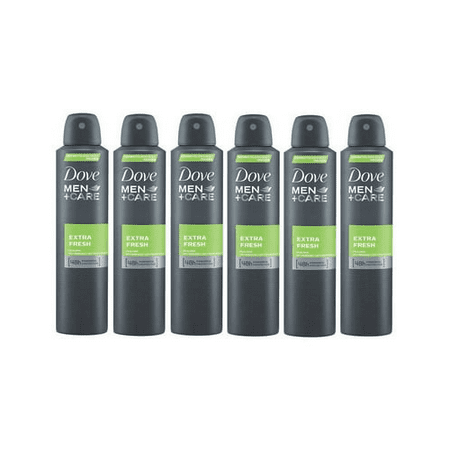 Dove Men Extra Fresh 48h Spray, International Version, 150 ml (6-Pack)