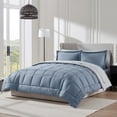 thumbnail image 3 of LammaLoe Queen Size Comforter Set 9 Piece Reversible Comforter Set Queen Bed in a Bag Queen All Season, Queen Bed In A Bag With 2 Memory Foam Pillows&nbsp;, 3 of 7