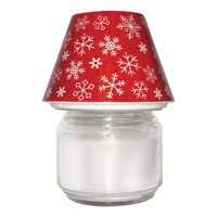 Holiday Time 14.5-oz Candle Jar with Snowflake Shade, Winter Wonderland