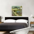 thumbnail image 2 of ARTCANVAS Garden at Arles 1888 Canvas Art Print by Vincent Van Gogh - Size: 26" x 26" (0.75" Deep), 2 of 9