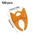thumbnail image 5 of Silicona Flexible Reutilizable Pinza de bobina Solidor de color sólido CLIP Bordado Bordado Utensilios Herramientas protectoras Accesorios Naranja Monstrate HA010266-04B, 5 of 6