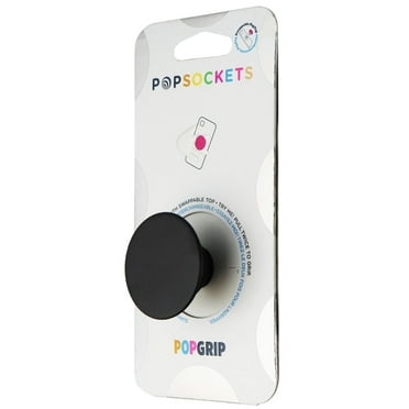 PopSockets Adhesive Phone Grip with Expandable Kickstand and swappable top - PopGrip Black
