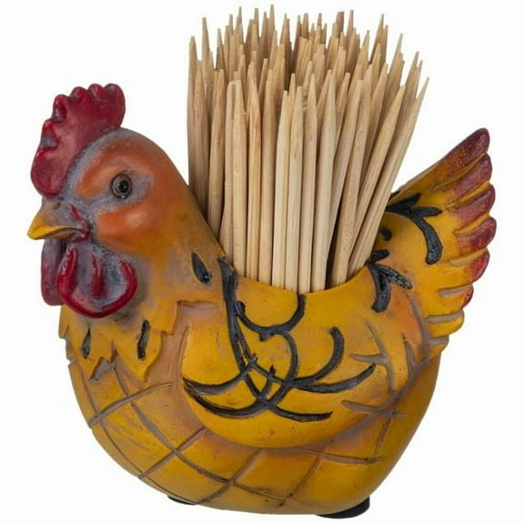 Tough 1 Yellow Chicken Toothpick Holder