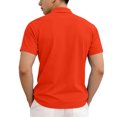 thumbnail image 6 of SROBPTY Child Boys Summer Uniform Tops Solid Short Sleeve Button Collared Tee Shirts, 6 of 6