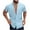 Sky Blue, variant on ZCFZJW Mens Casual Button Down Hawaiian Shirt Short Sleeve Waffled Textured Shirt Summer Beach Vacation Tees Tops with Pocket Khaki XXL