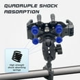 thumbnail image 4 of Riwcyla Support de Téléphone pour Moto avec Amortisseur de Vibration Support de Téléphone Cellulaire pour Moto Rotation Réglable à 360° Support de Guidon de Moto, 4 of 6