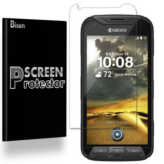 Kyocera DuraForce PRO [4-Pack BISEN] Ultra Clear Screen Protector, Anti-Scratch, Anti-Shock