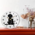 thumbnail image 4 of GZHJMY Dog Wall Clock, 10" Silent Non Ticking Round Clock, Oil Painting Easy to Read Clock for Living Room Bedroom Bathroom Home Decor Holiday Gifts, 4 of 7