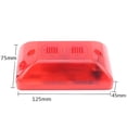 thumbnail image 2 of 12v Wired Strobe Alarm Siren Sound Siren Light Flashing Emergency Warning Light Alarm Security Alarm System, 2 of 5