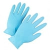 Medium 4 Mil Industrial Grade Lightly Powdered Blue Nitrile Gloves Box