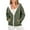 Army Green, variant on Fashion Hoodies for Womens Pullover Zip Up Plus Size Printed Blouse Long Sleeve Tops Sweatshirt Pockets Hoodied Presents for Women