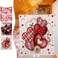 thumbnail image 6 of Nkmbld Valentine's Day Throw Blanket Red Pink Heart Fuzzy Blanket Romantic Love Heart Decorative Soft Cozy Flannel Blanket for Mom Couple Home Bed Sofa Couch Chair, 6 of 8