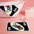 thumbnail image 1 of UNO Card Black Bathroom Rugs Non Slip, Fluffy Extra Soft and Absorbent Microfiber Cute Cool Funky Bath Mats, Aesthetic Unique Fun Carpet for Bathroom Shower Bedroom Floor Decor, 32 x 20 Inch, 1 of 5
