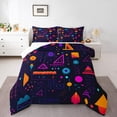 thumbnail image 2 of YST Memphis Comforter Set Full Retro 80S 90S Bedding Set Abstract Geometric Triangle Circle Pattern Down Comforter For Kids Boys Adults Room Decor,Hip-Hop Hippie Geometry Bed Set, 2 of 6